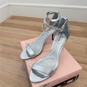 Bandolino Metallic Silver Heels
